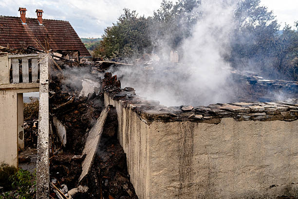 Professional Fire Damage Repair technician working in Cooksville, MD